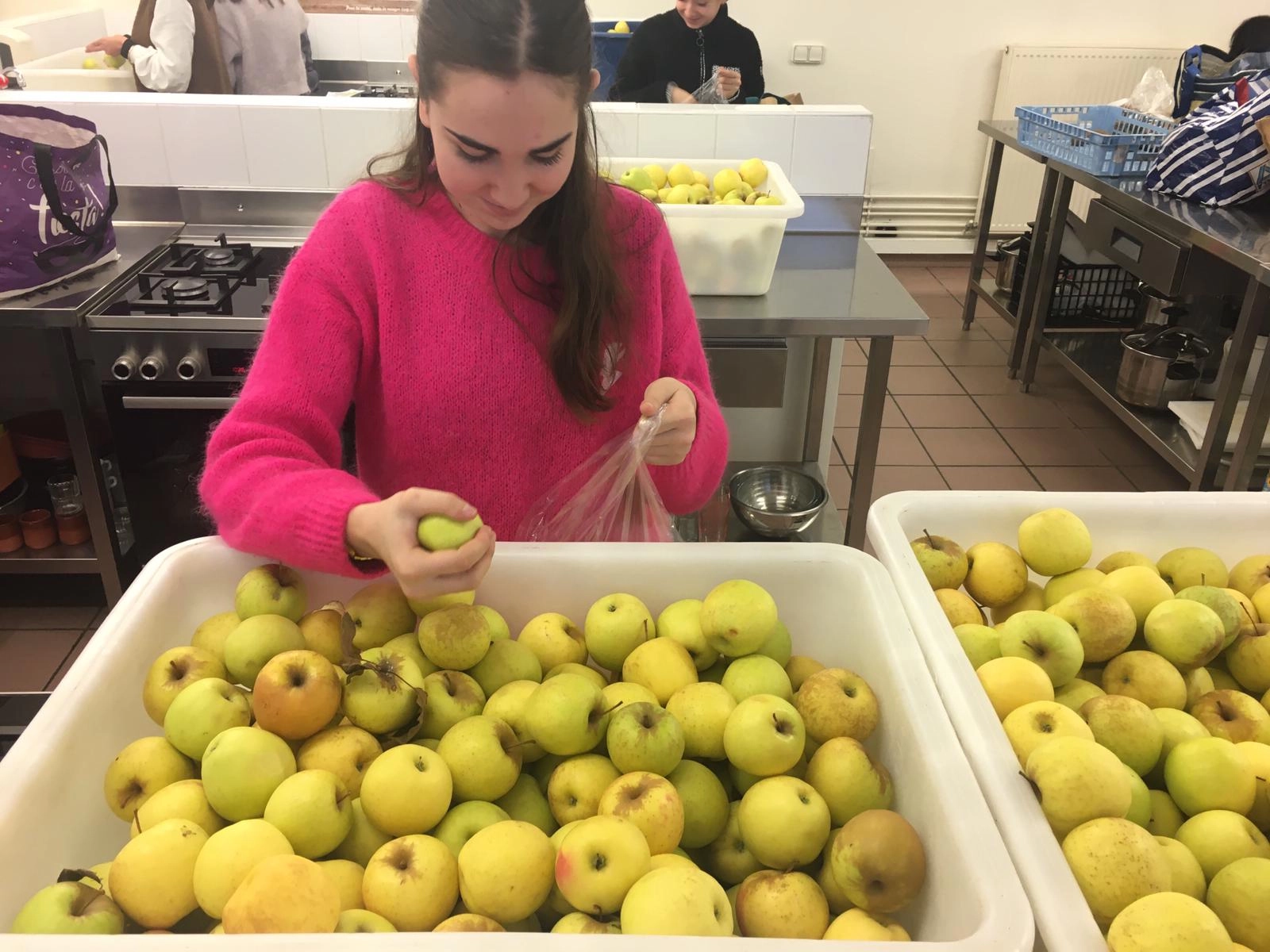 Préparer la vente de pommes 05