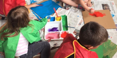 Préparation du spectacle des petits à l'aide des 2nde SAPAT 11