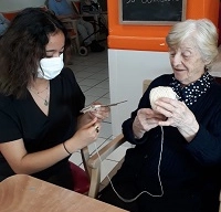 Les élèves de 2nde SAPAT à l'EHPAD Saint Germain à Navarrenx 1