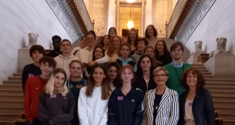 Avec la sénatrice Denise Saint-Pée