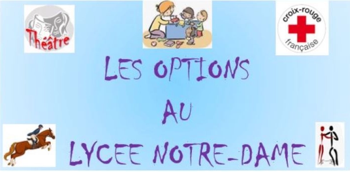 Les options proposées au Lycée Notre-Dame de Sauveterre